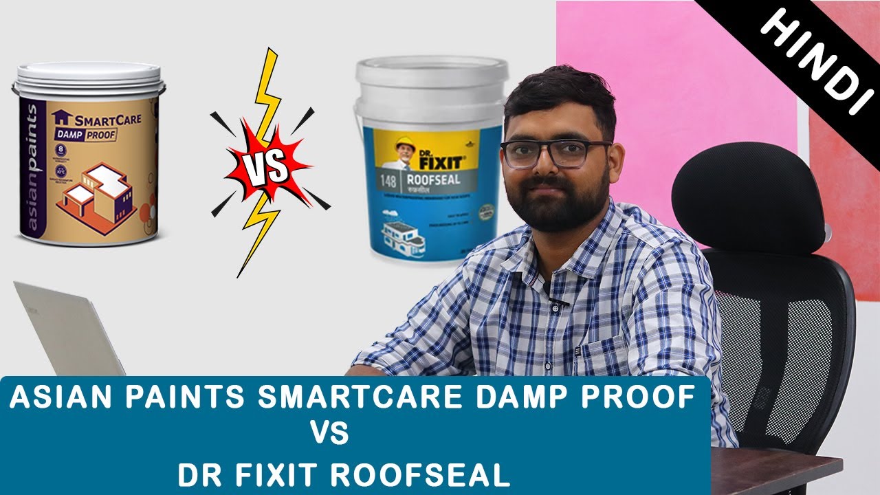 Asian Paints Smartcare Damp Proof Vs Dr Fixit Roof seal - Best Roof/Terrace Waterproofing Products