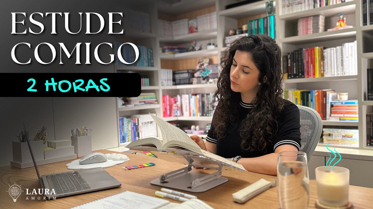 Estude Comigo em TEMPO REAL (2 horas) 