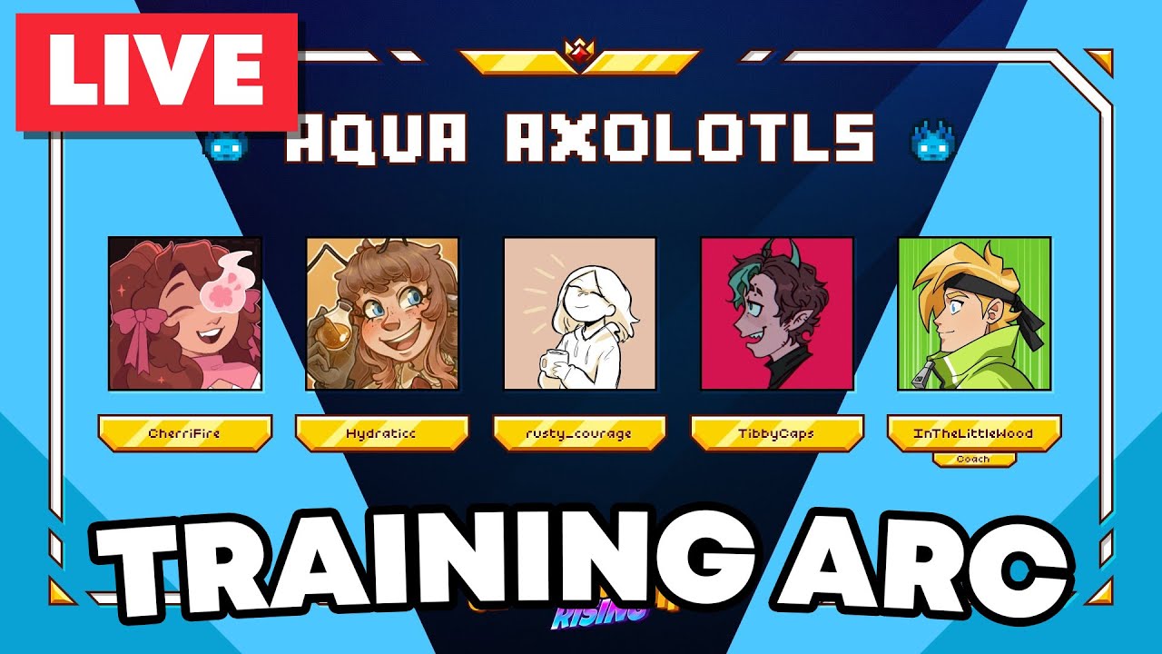 MCC RISING 3 TRAINING STREAM w/ Aqua Artimators 🎨💪 ~ !Logitech !Streamlabs