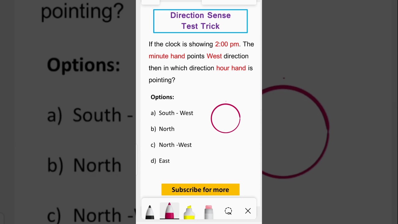 Direction Sense Test Trick | Logical Reasoning Tricks #ytshorts #directiontest #shorts
