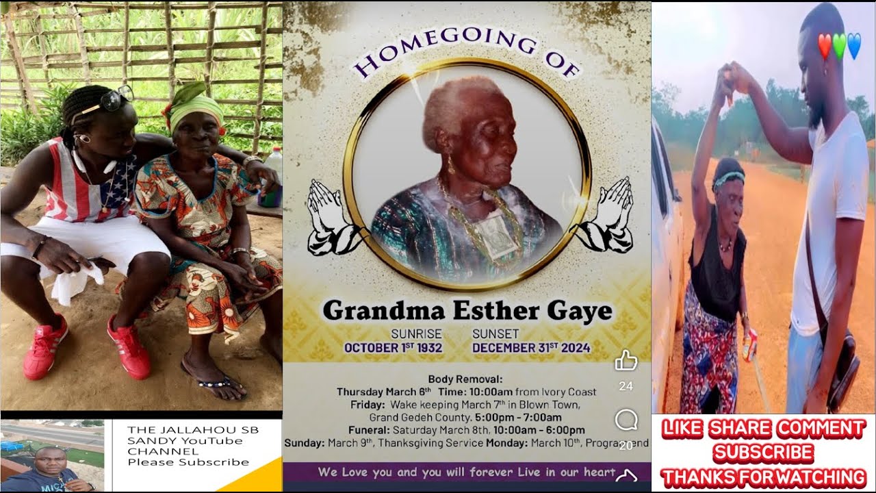 KRAHN MUSIC HONORING GRANDMA ESTHER GAYE-BY SABA SUNDAY & j. ERIC PAYE