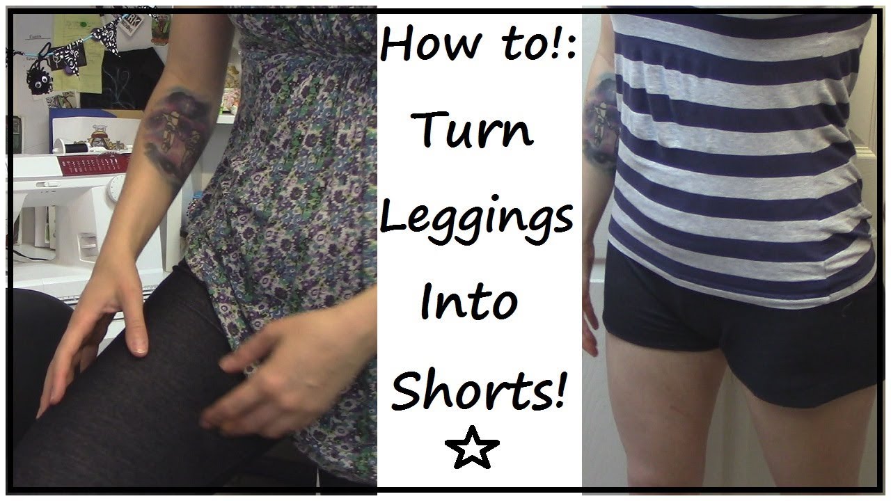 Leggings Into Shorts! | SEWING NERD!