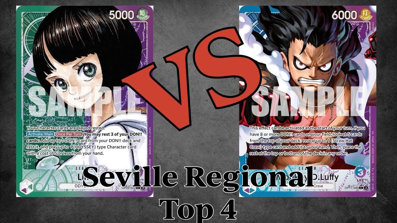 Комментарий к матчу OP12 Лим против Луффи (UP) — Топ-4 (Seville Regionals)