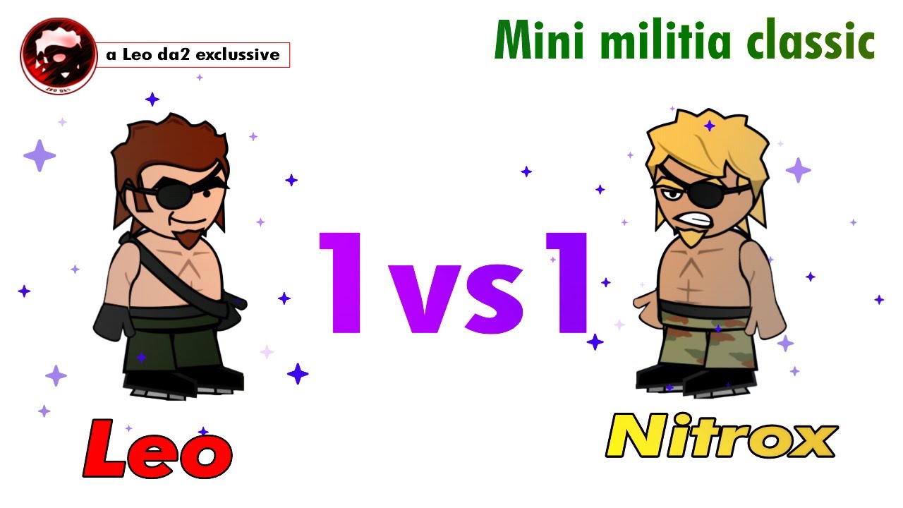 1vs1 With A Rusty Legend [Mini Militia Classic]