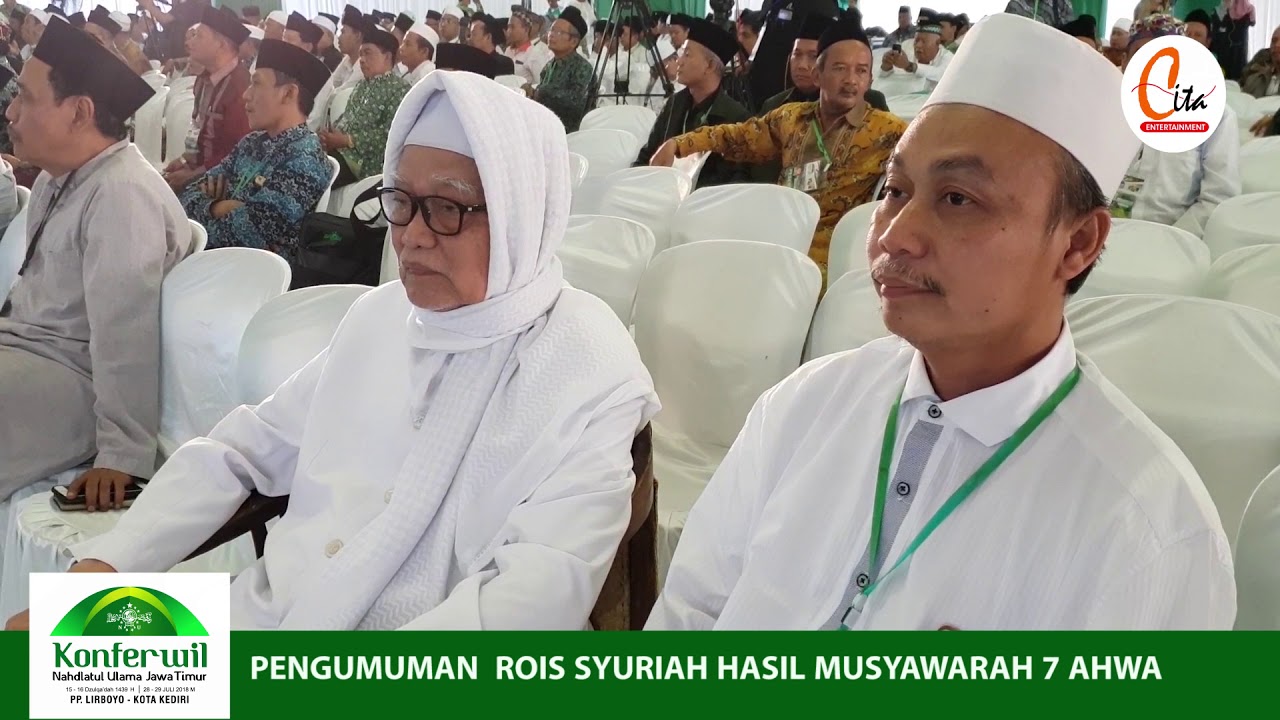 KONFERWIL NU JATIM # 6 (AHWA PILIH KH ANWAR MANSHUR ROIS SYURIAH)