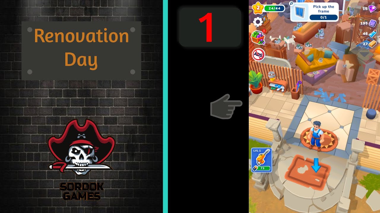 Renovation Day➤Часть 1. Очищаем участок перед домом. Облагораживаем вход➤Прохождение
