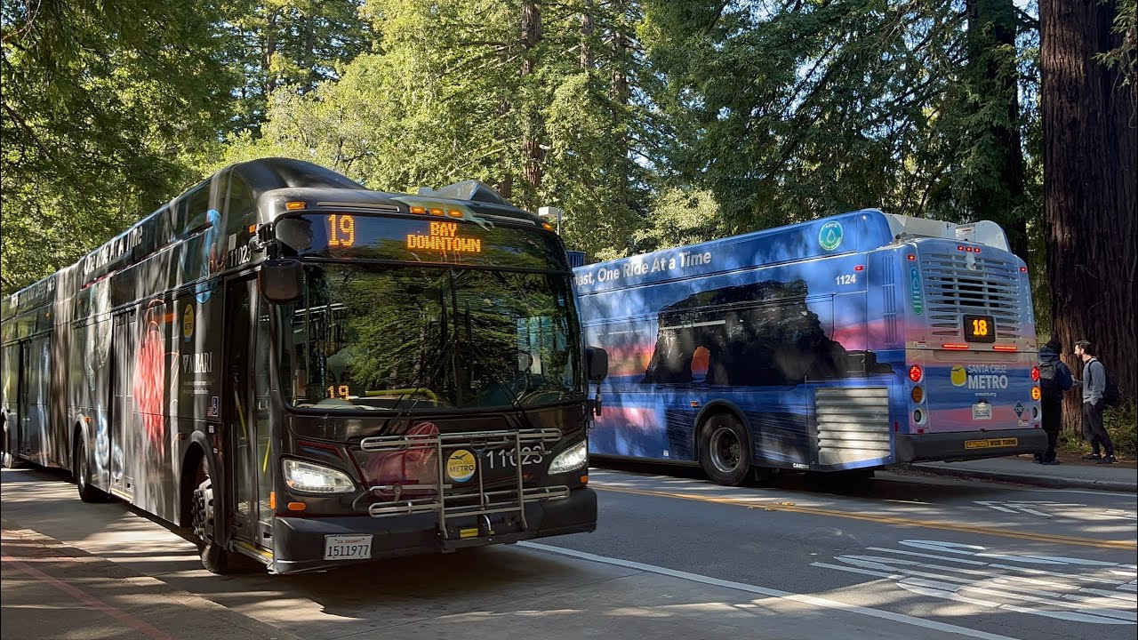 ⁴ᴷ⁶⁰ Transit Action EP62 | Santa Cruz Metro & TAPS Buses @ UCSC Science Hill (2026 Revisit)