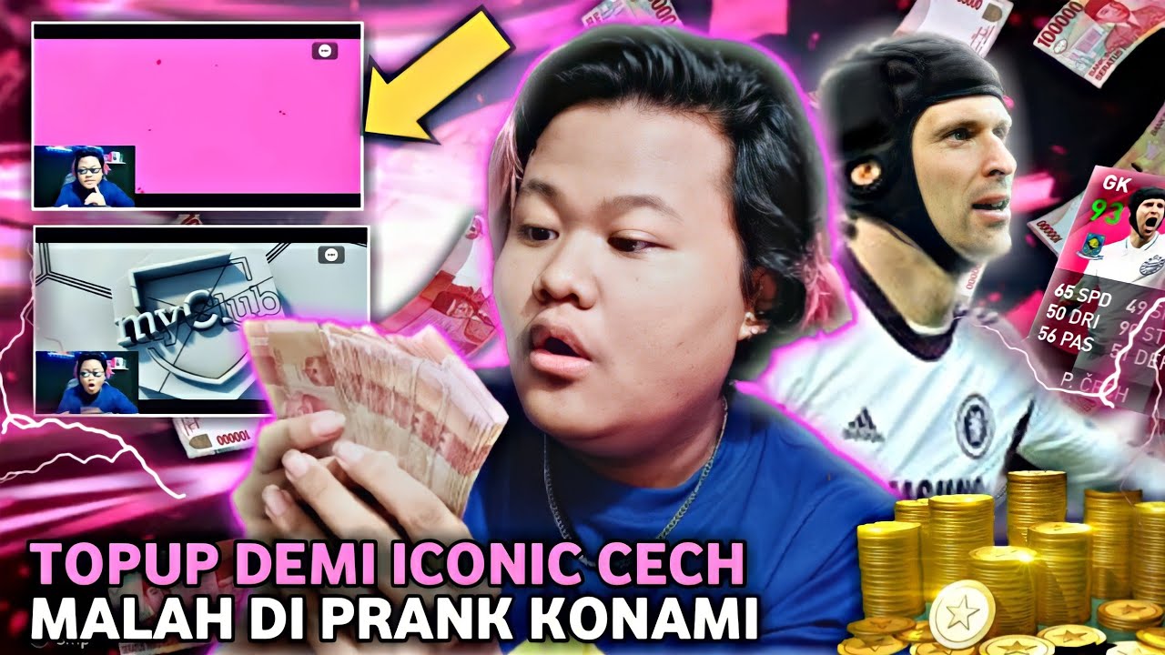 GUA TOPUP UNTUK ICONIC CECH PES 2021 MOBILE! DI PRANK KONAMI UDAH PINK EH PUTIH LAGI!! KESEL!!