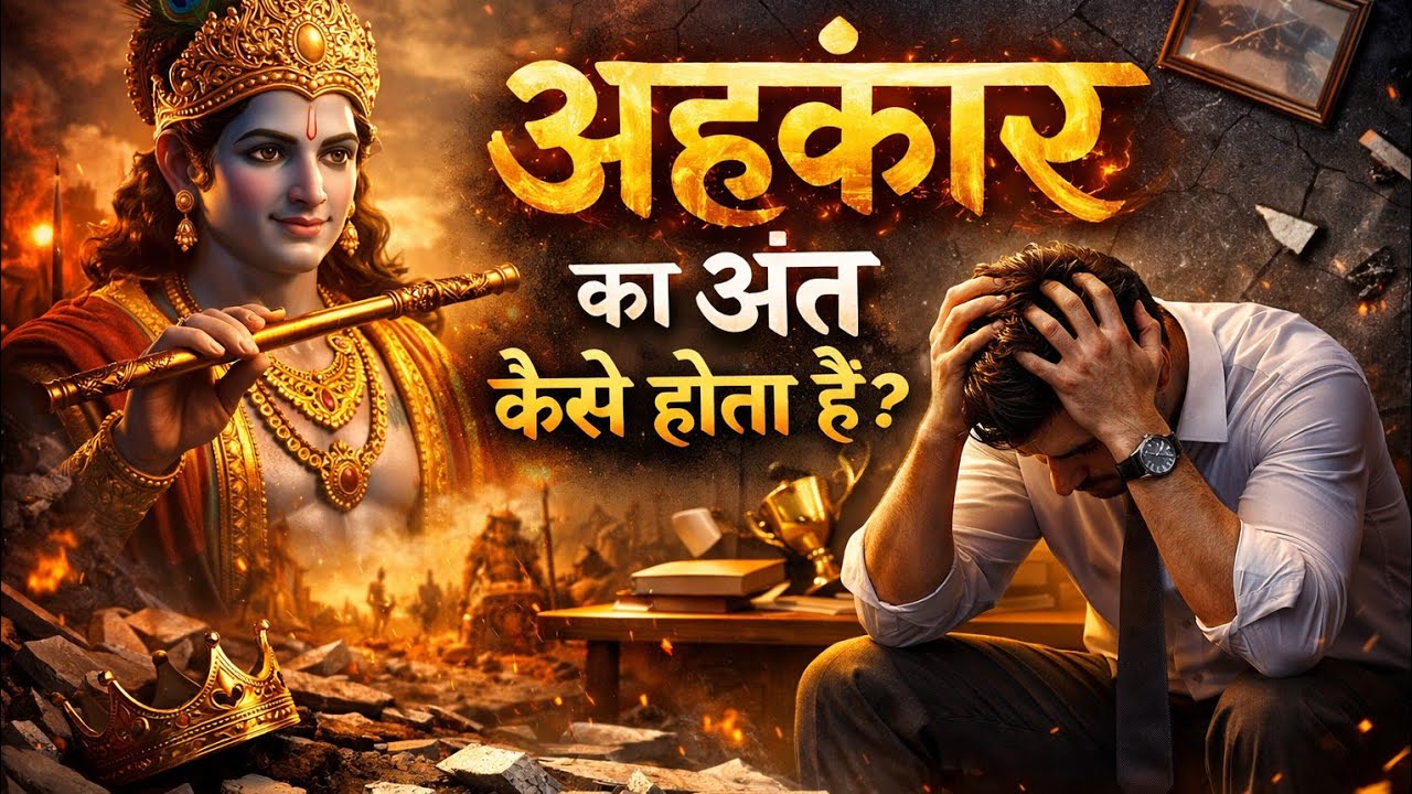अहंकार ही मनुष्य का मूल्य पतन | Bhagwan Shri Krishna motivation speech