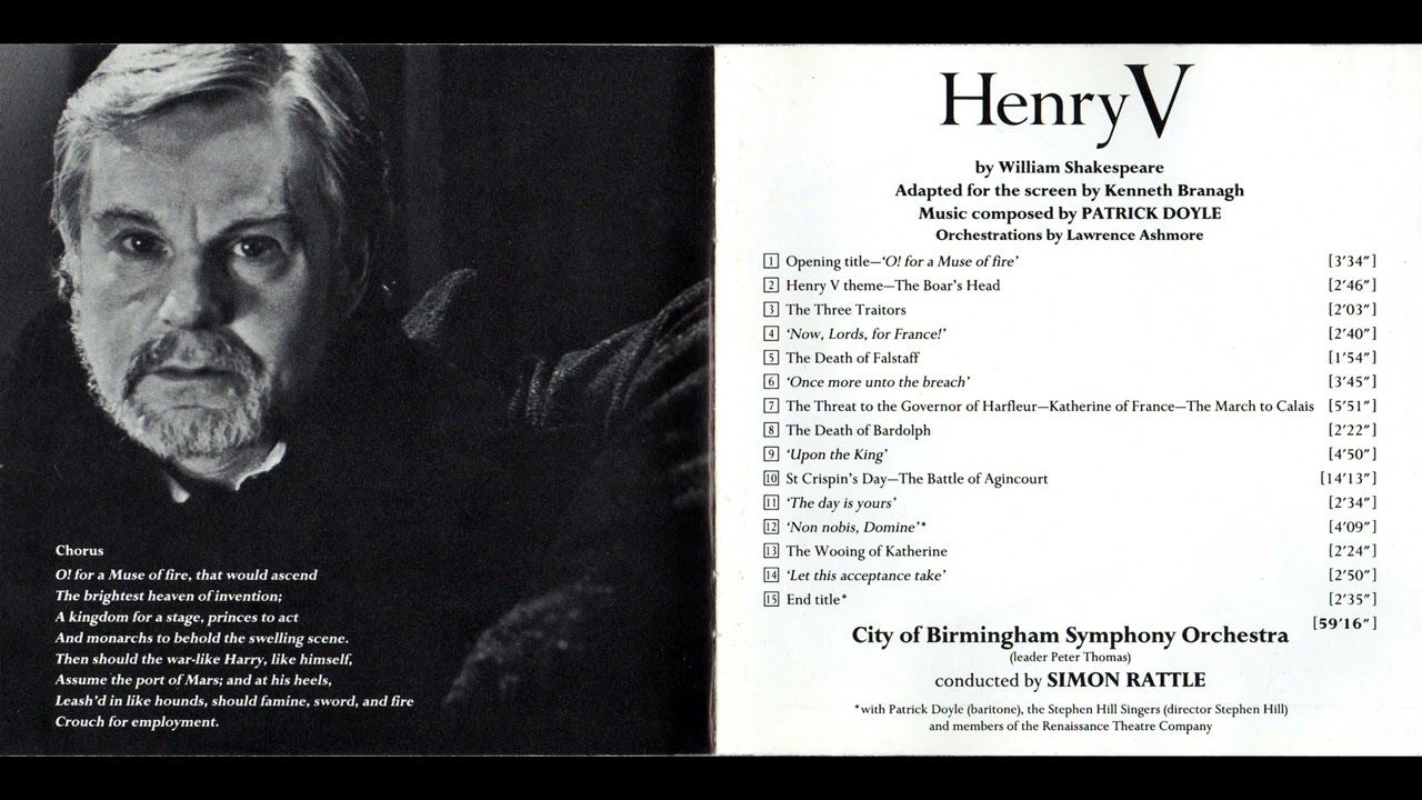 Henry V (1989) Original Soundtrack by Patrick Doyle
