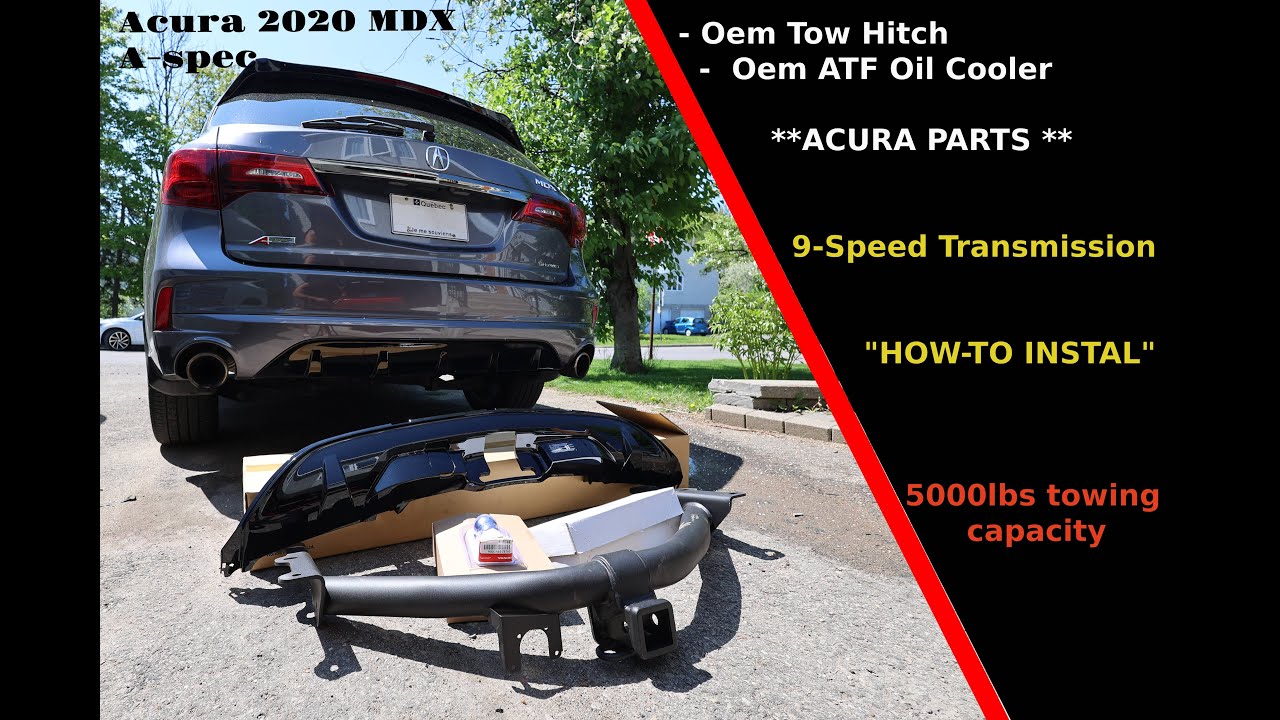 OEM Tow Hitch + Oil Cooler Installation Guide. 9 speed PILOT/MDX 2020. 