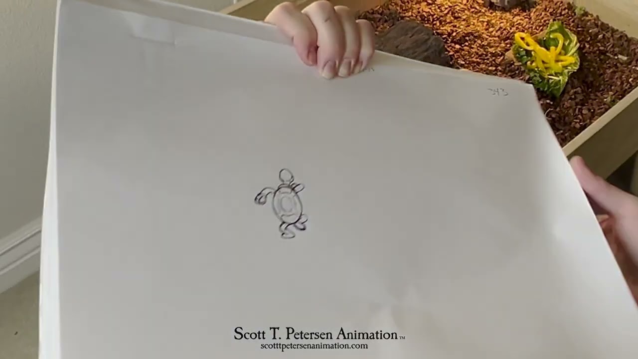 Flipping Turtle from Mickey's The Three Musketeers. Rough animation by Scott T. Petersen.