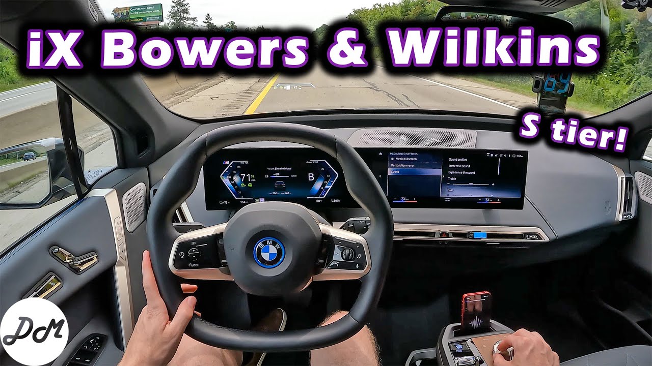2023 BMW iX – Bowers & Wilkins Diamond Surround Sound System Review | 4D Audio and 30 Speakers!