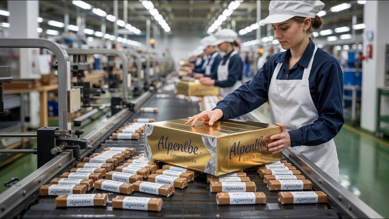 How Alpenlibe Toffee Are Made in Factory | Alpenlibe Toffee Manufacturing Process