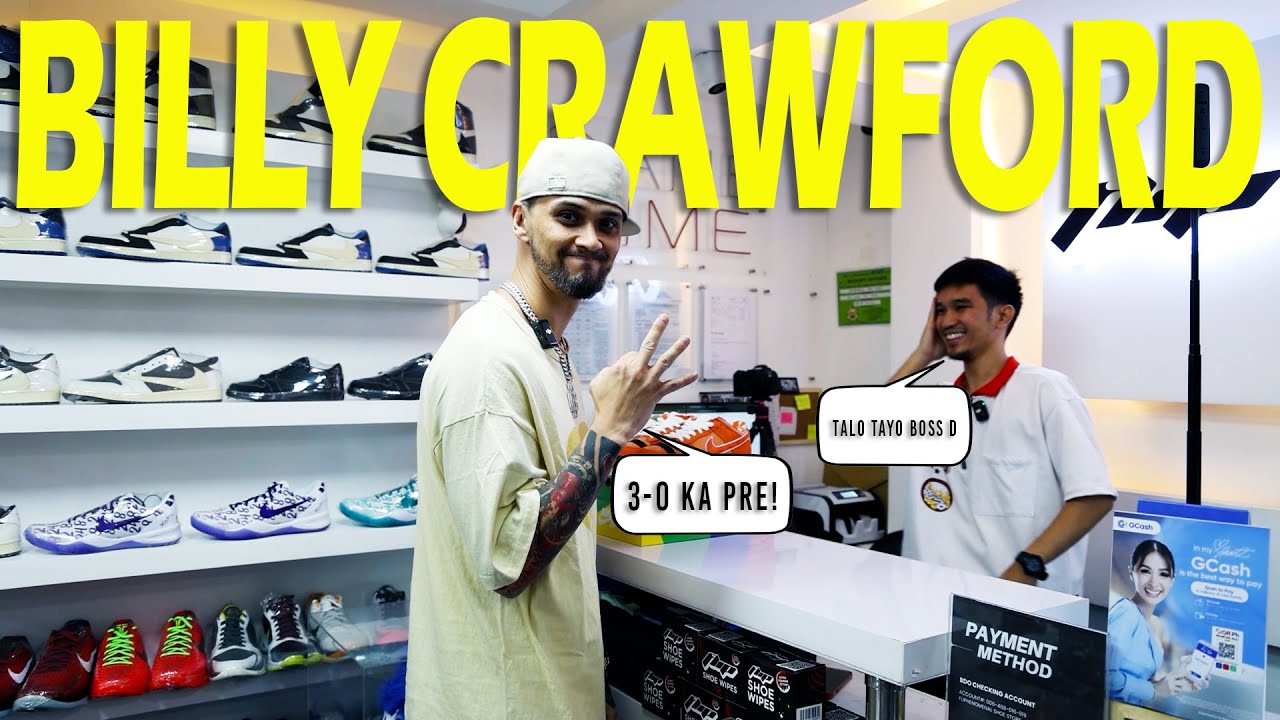 Billy Crawford pumunta para mag benta ng shoes
