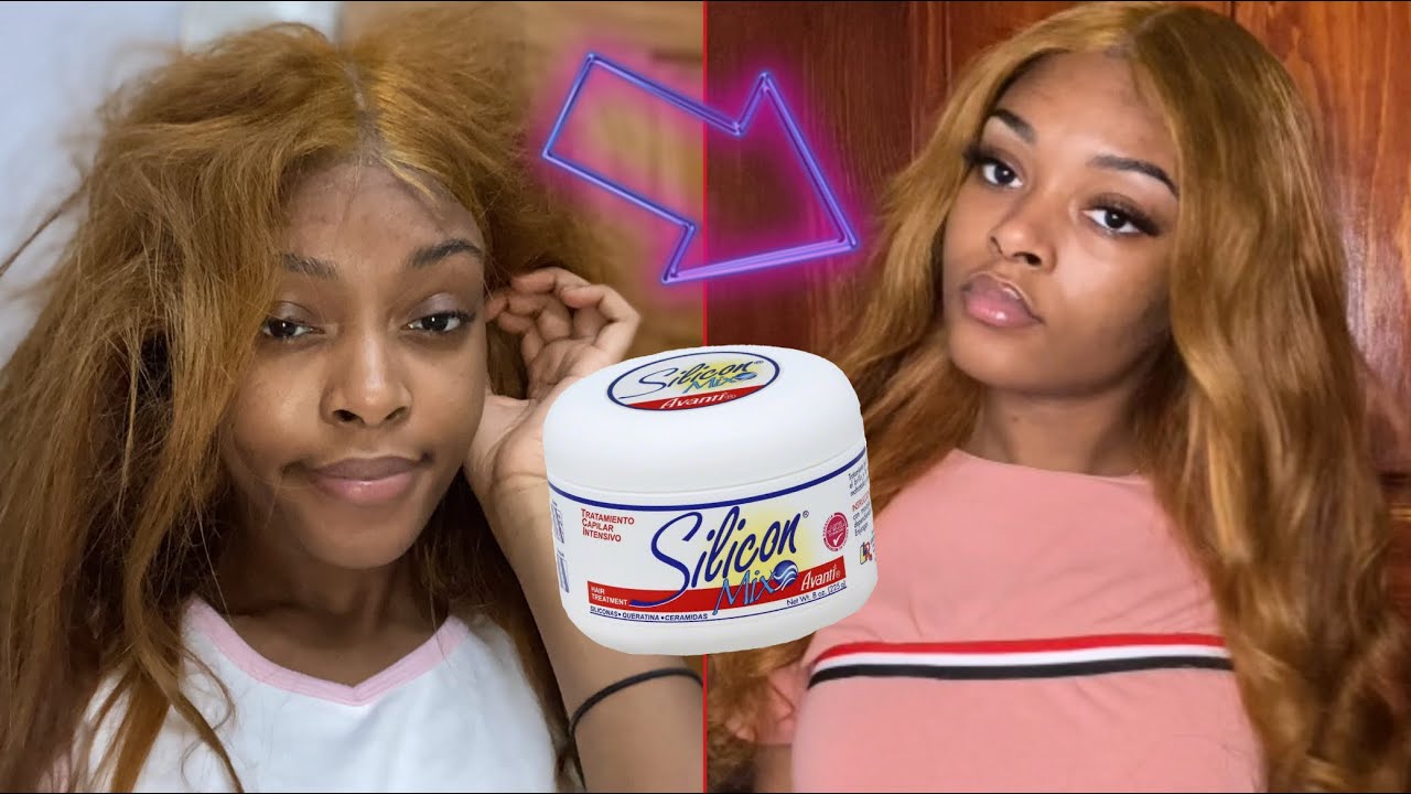 How To Bring An Old Damaged Wig Back 💇🏽‍♀️✨|  SILICON MIX? 🤔 | Itz.Jaidahh_