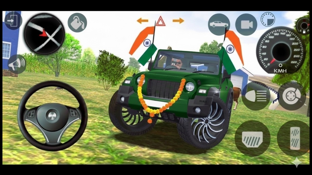 Modified Mahindra Thar Games: Indian Green Thar (Gadi Wala Games) Car Game Android Game - #2026