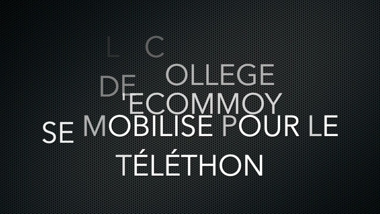 T&eacute;l&eacute;thon 2019 Coll&egrave;ge Ecommoy