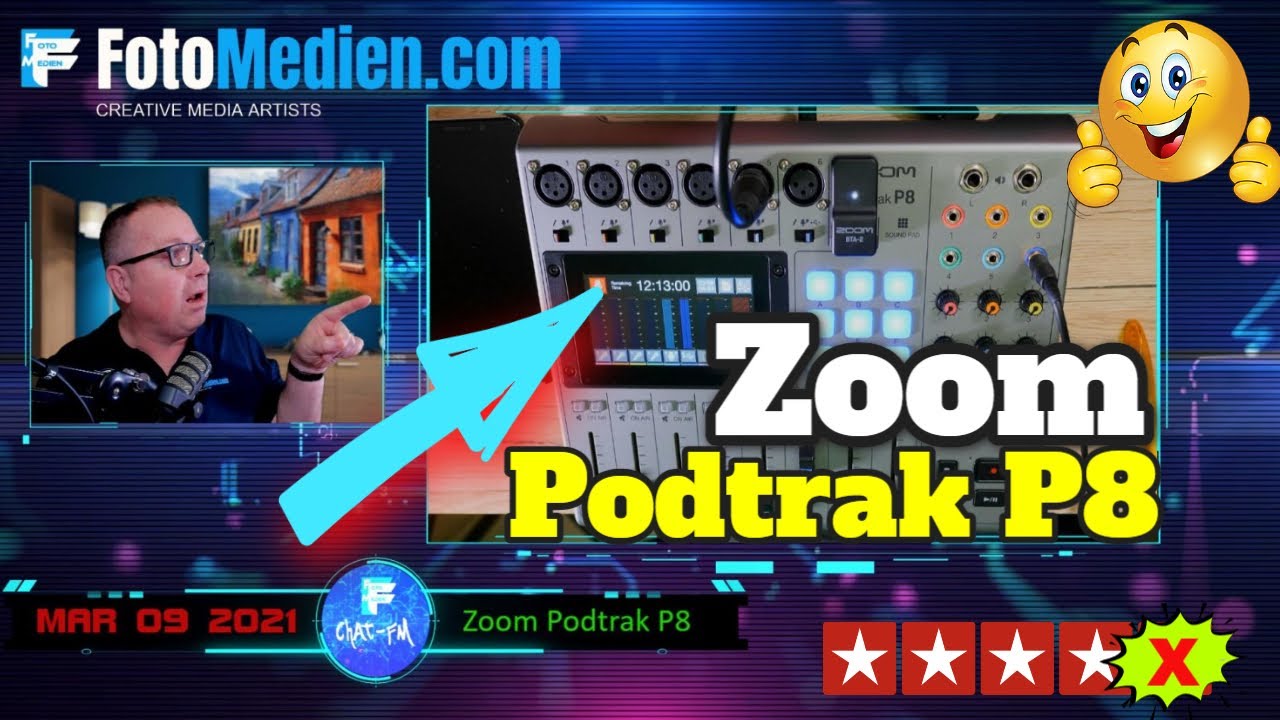 Introducing the Zoom Podtrak P8 | A Quick Overview