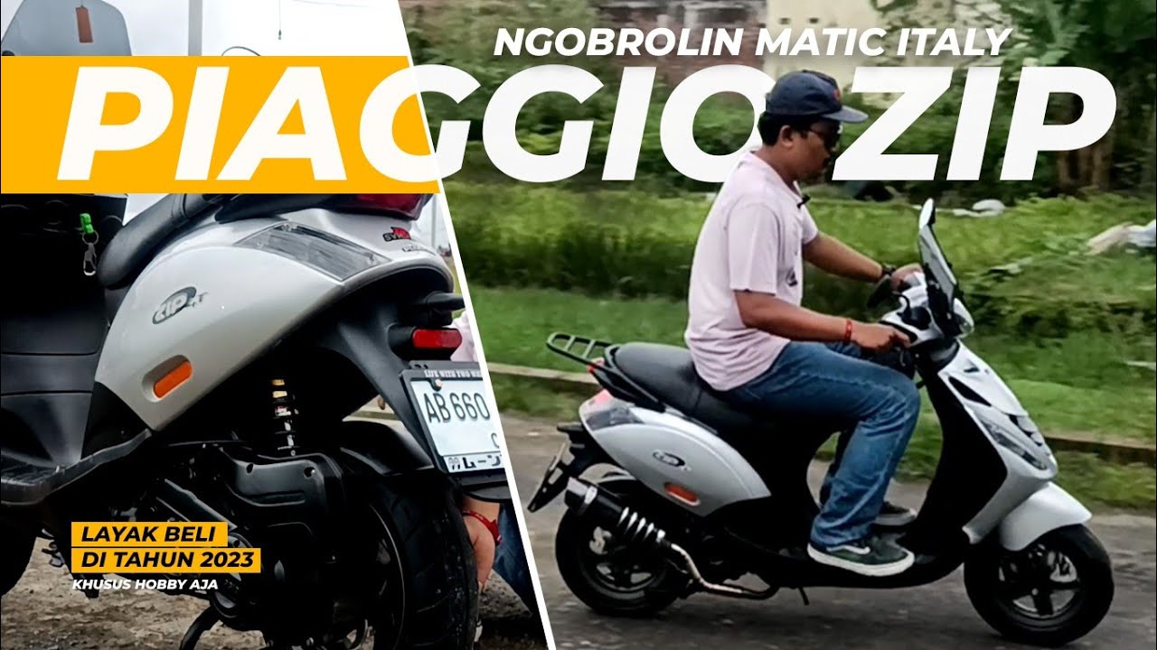 Piaggio Zip Modifikasi - Si Imut Cocok Buat Ngeceng di Kofisyop
