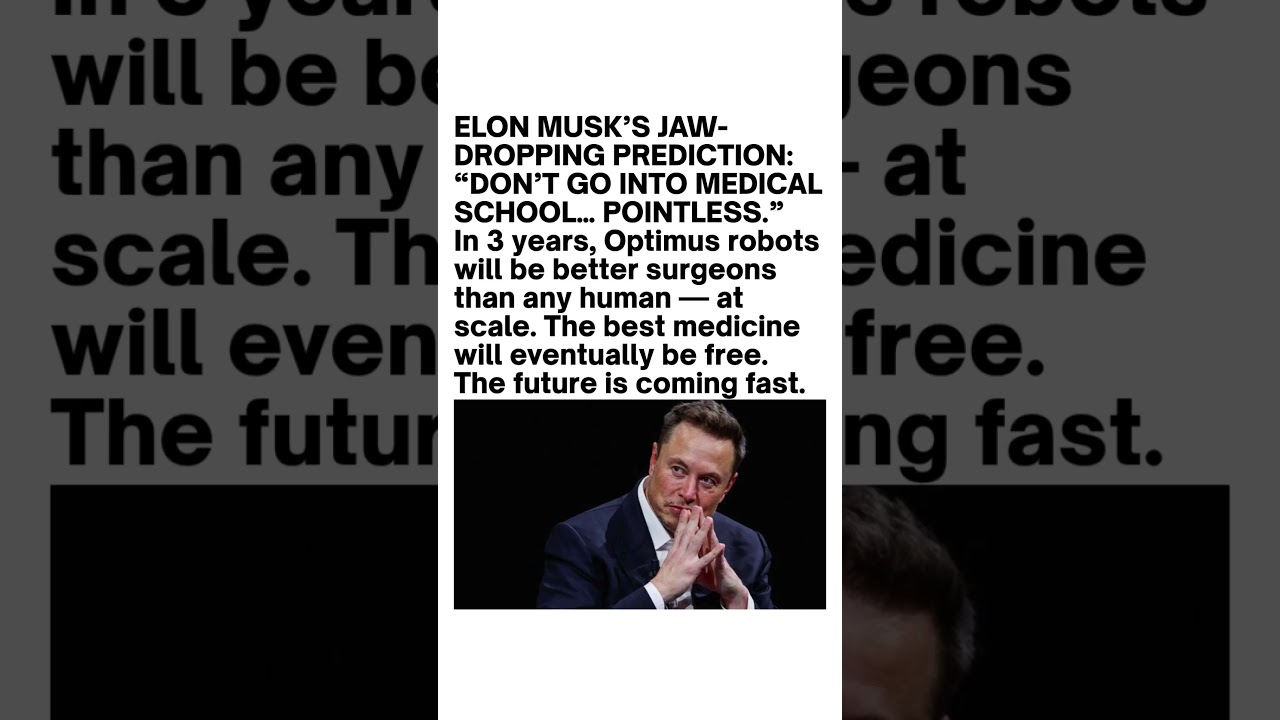 Elon Musk Predicts AI Will Replace Surgeons 🤖