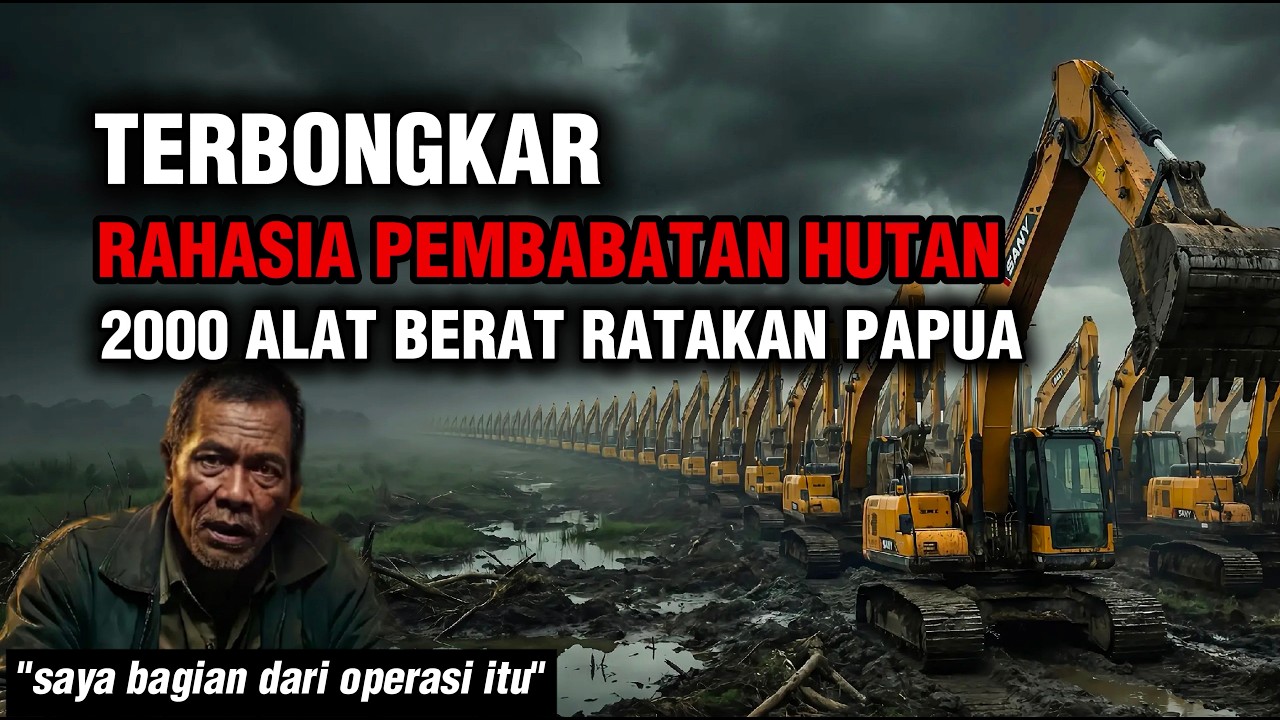 TERBONGKAR ❗ Mengapa Satu Juta Hektar Hutan Papua DIBABAT