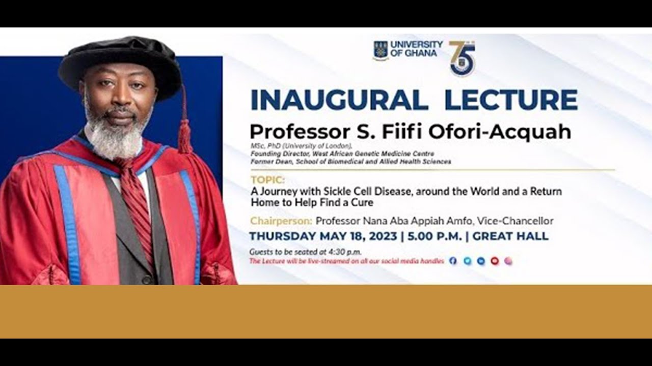 UG   Inaugural Lecture by Prof  S  Fiifi Ofori Acquah