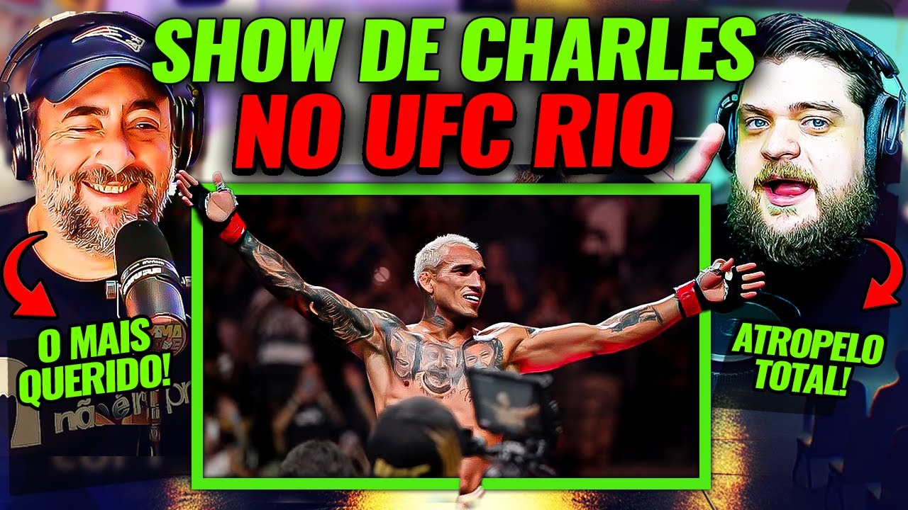 CHARLES D&Aacute; SHOW E O UFC BRASIL ACABA EM FESTA