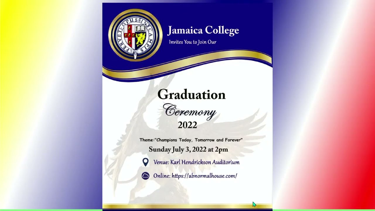 Jamaica College 2022 Graduation Ceremony