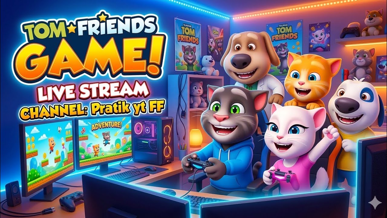 My Talking Tom Friends LIVE: Ek Saath Dhamaal! 🐱🐶 (Pratik yt FF)