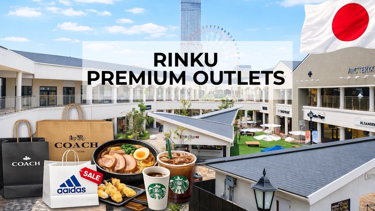 Торговый центр Rinku Premium Outlets в Осаке, Япония – подробный путеводитель по магазинам.