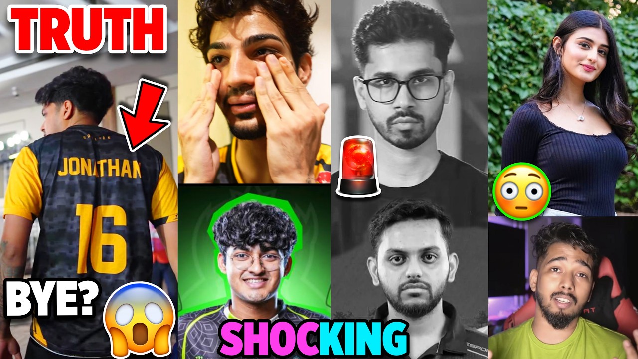 Reality of Jonathan SHOCKING Bench 😱 ELIMINATED from BGIS💔 Crying,Controversy,Soul Goblin,Payal,Bgmi