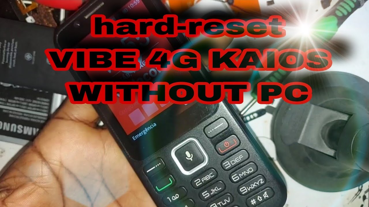 ✅️Como formatar Vibe 4G kaiOS NL sem computador || hard-reset Vibe 4G kaiOS without PC