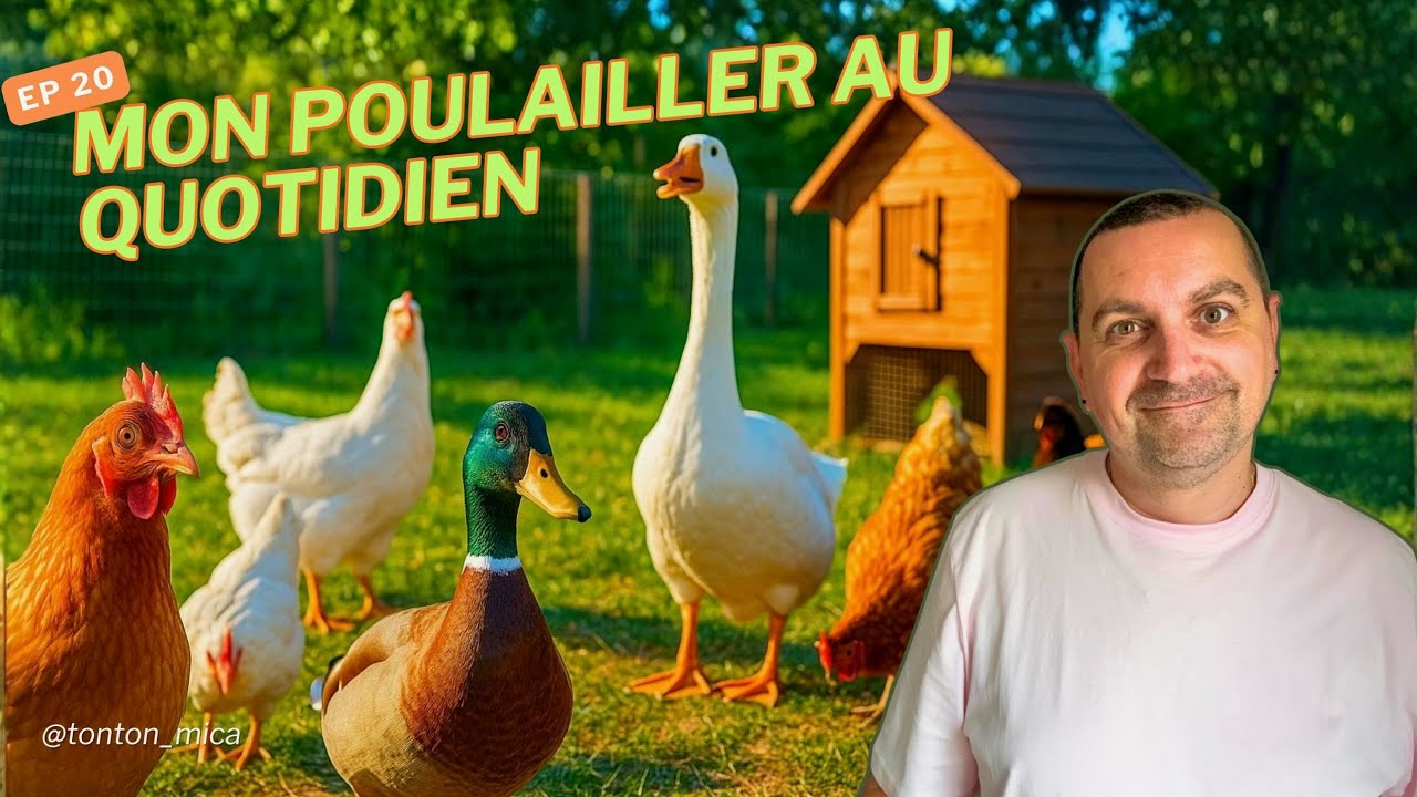 Episode 20 Mon poulailler au quotidien 🐔 | Entretien, nettoyage et astuces de Tonton Mica