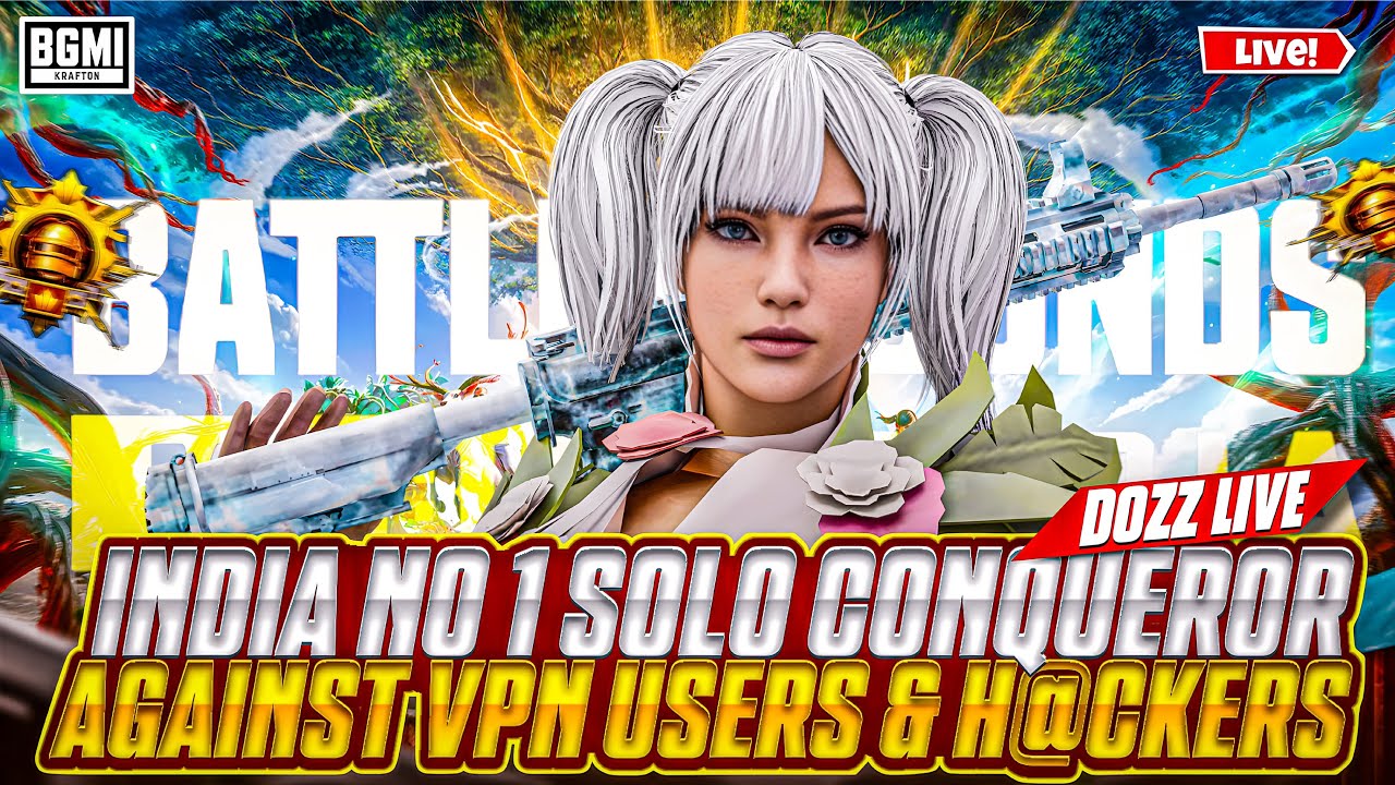 🔥India's No.1 Solo Conqueror Live Rank Push | BGMI 4.2 Update Live Rank-Push Tips & Strategy ✅