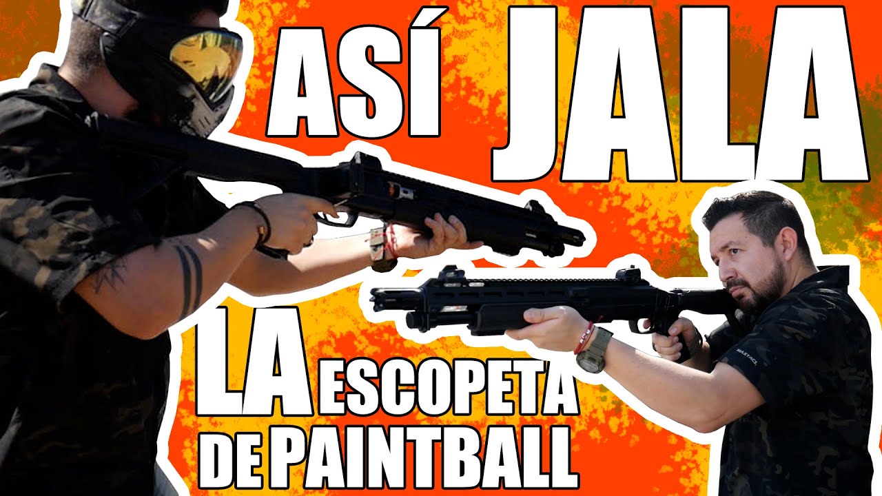 La escopeta de paintball HDX de Umarex, mira como funciona en la prueba de tiro