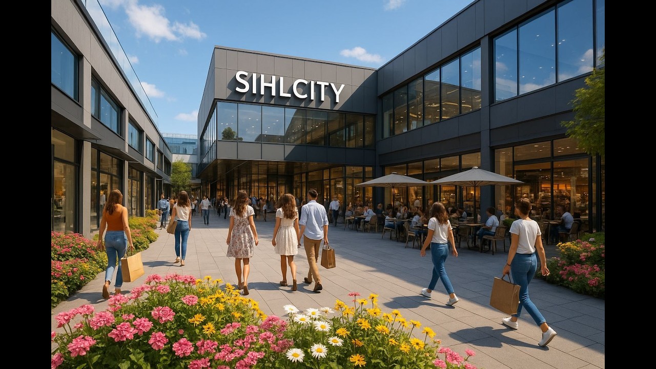 Внутри торгового центра Sihlcity в Цюрихе | Современный шопинг в Швейцарии