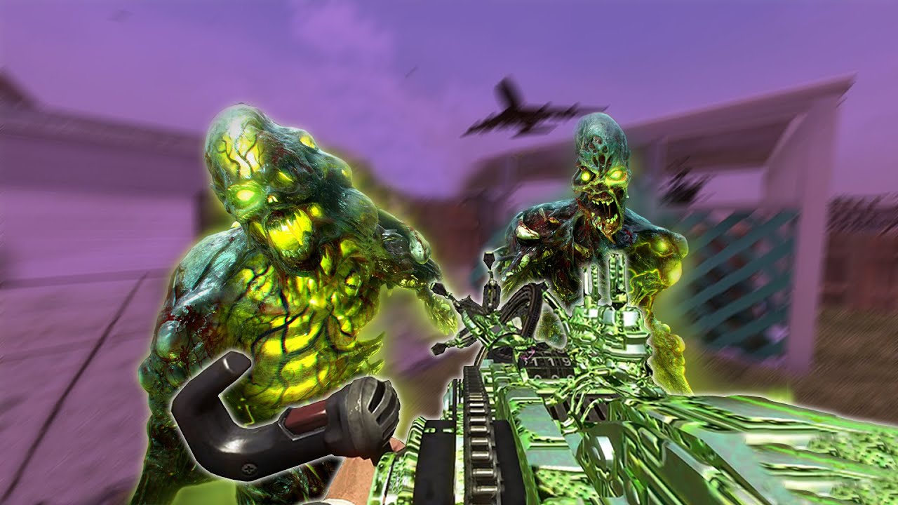 THIS MIGHT BE MY NEW FAVORITE CUSTOM MAP.... (BLACK OPS ZOMBIES)