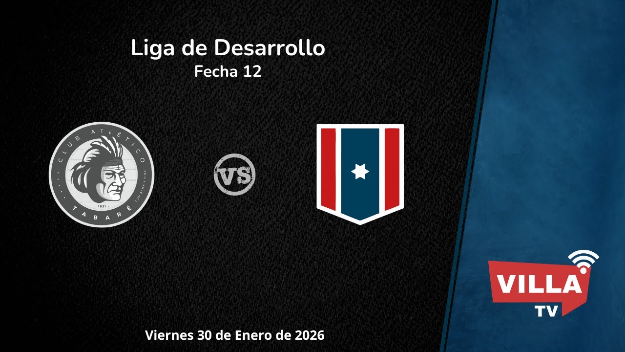 Tabaré - Náutico  |  Liga de Desarrollo | Fecha 12