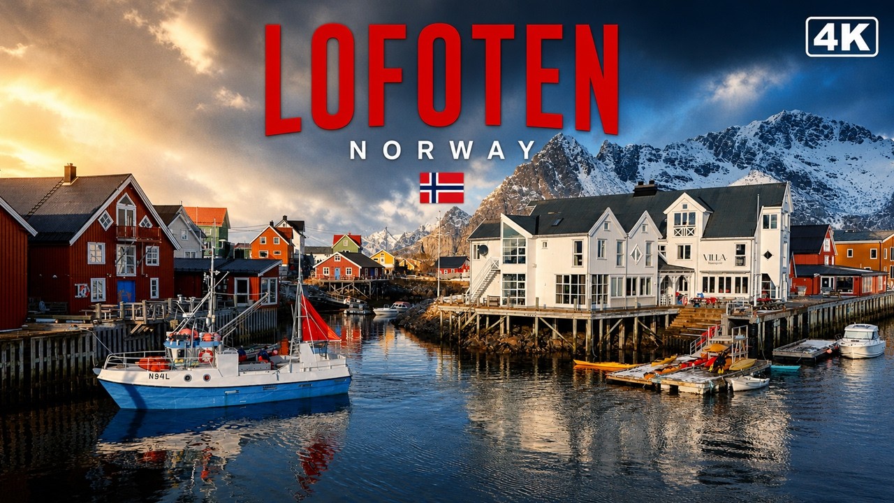 Henningsvær, Norway 🇳🇴 Epic 4K Drone Footage of Lofoten’s Gem