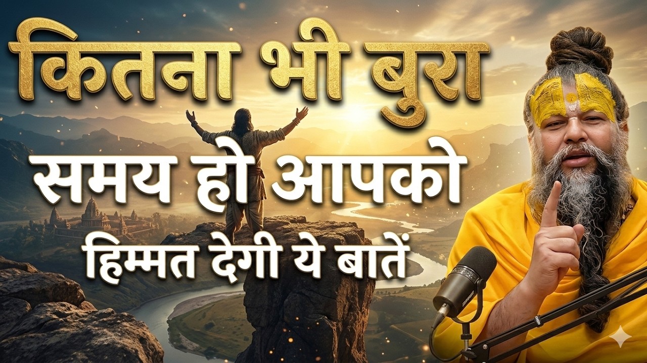 समय कितना भी खराब हो ये बाते हिम्मत देगी | premananji satsang,premanand powerful speech