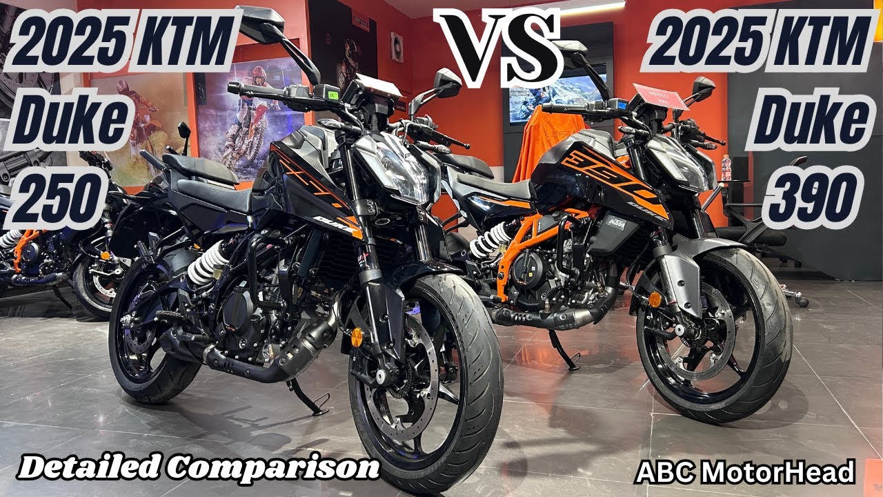 2025 KTM Duke 390 VS 2025 KTM Duke 250 Most Detailed Comparison 🔥 | Which One Is Better For You ??