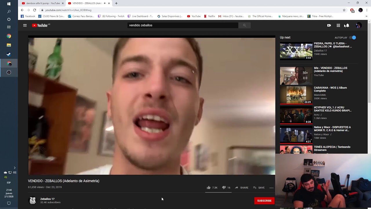FACU BANZAS REACCIONA A VENDIDO - ZEBALLOS