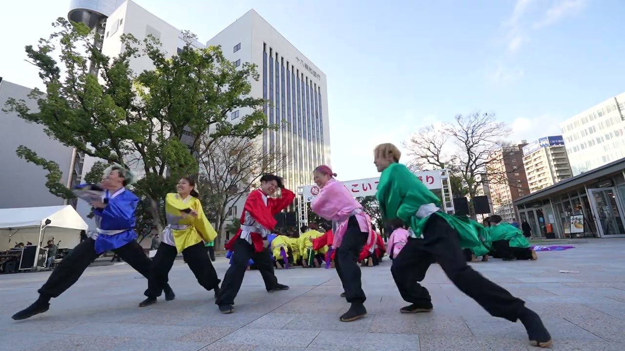 長崎県立大学 リズム戦隊メロディアス　ふくこいアジア祭り2023　2023年11月19日　天神中央公園貴賓館前広場