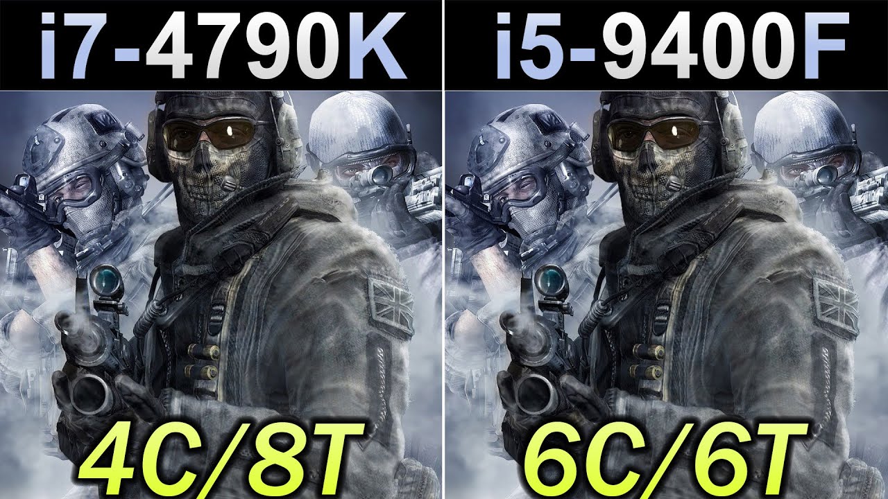 i7-4790K (4.6GHz) Vs. i5-9400F | 28 Games Benchmarks