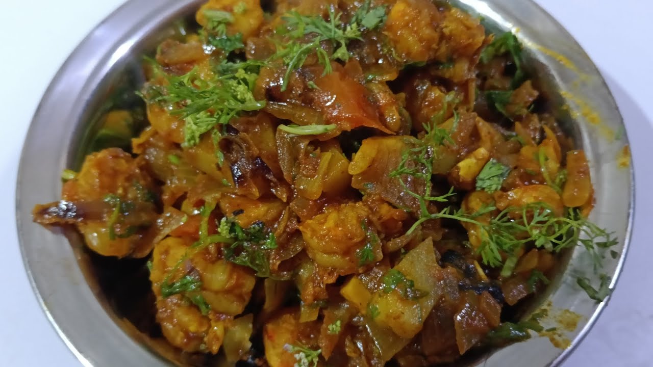 Spicy Malvani Prawns Masala/Shrimp spicy masala