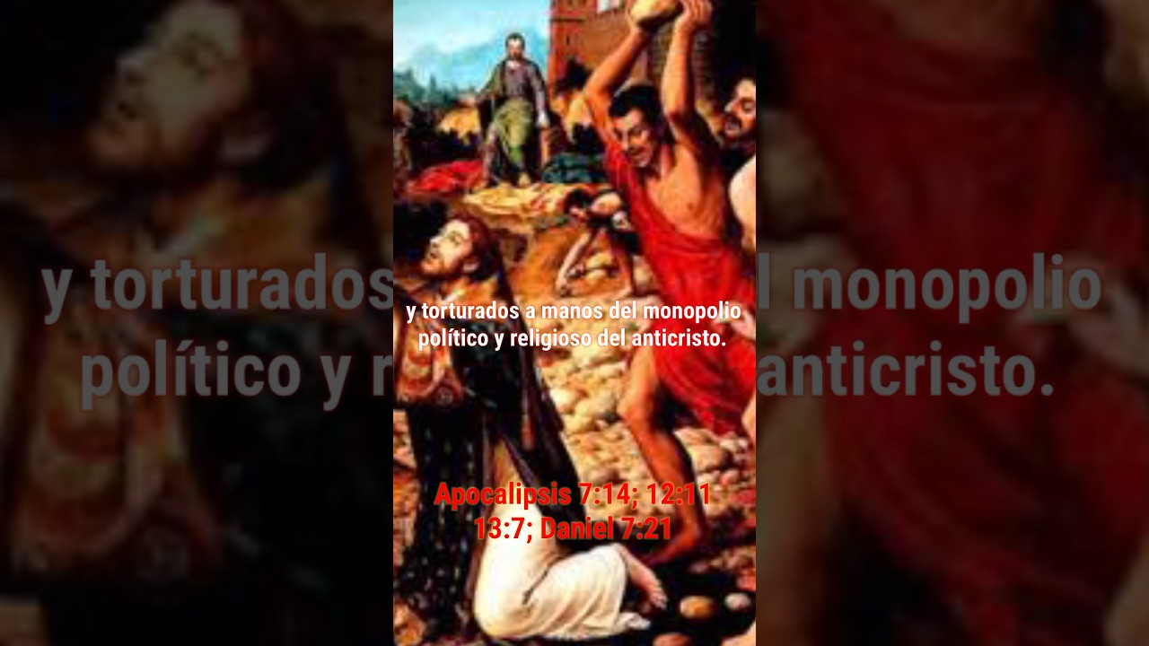 La PERSECUCI&Oacute;N a los Cristianos en la GRAN TRIBULACI&Oacute;N #Apocalipsis #Shorts
