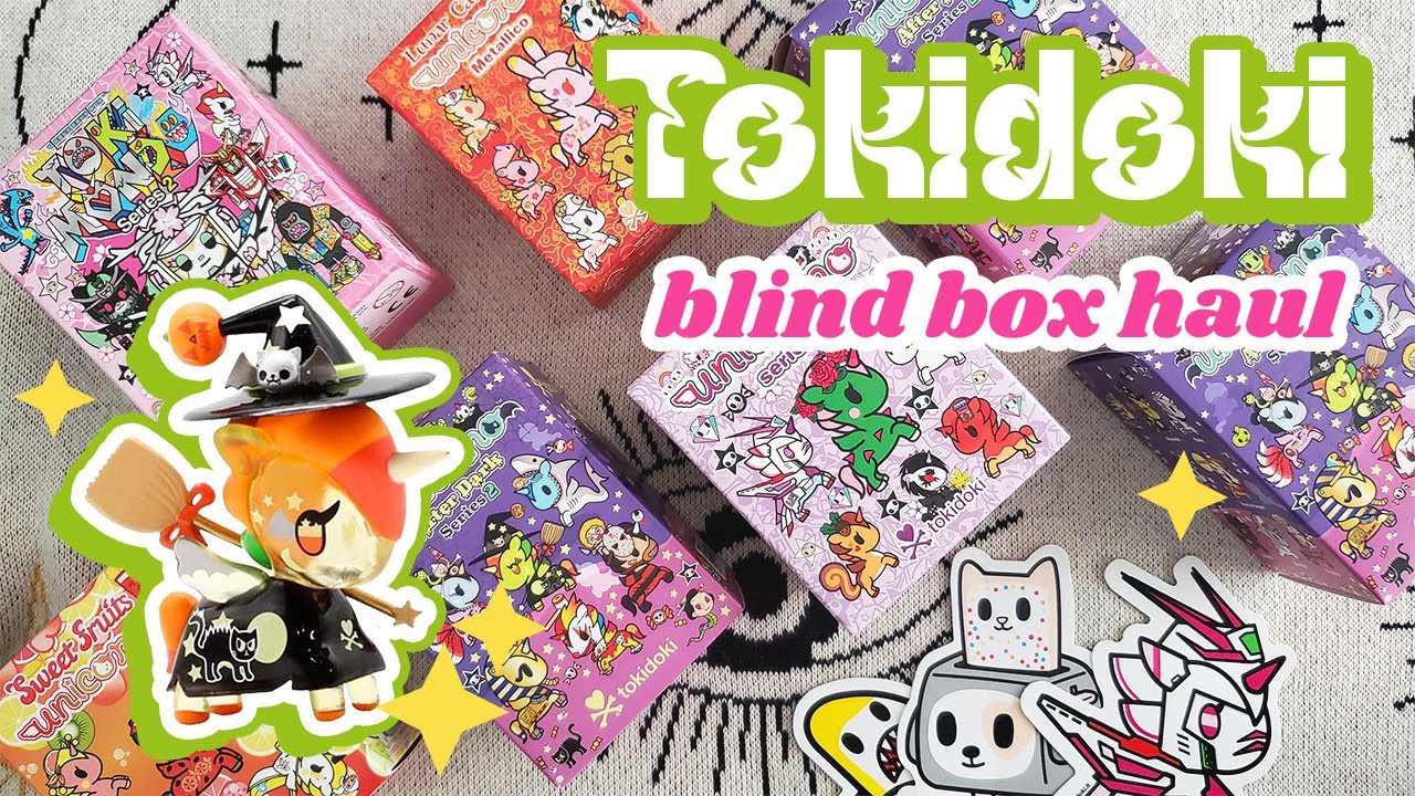 Tokidoki BLIND BOX HAUL!!! | Unicorno After Dark, Sweet Fruits, Lunar Calendar & MORE