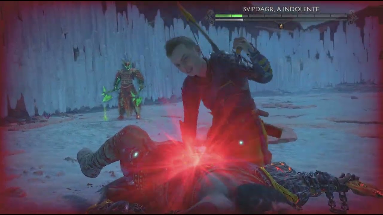 God of War Ragnarök descendo a lenha no Berserker part 8
