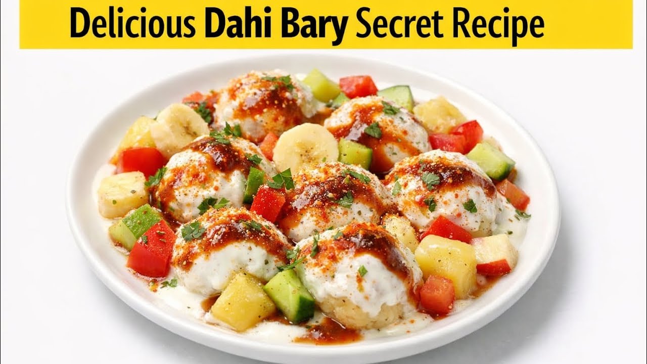 “Delicious Dahi Bary Secret Recipe | Soft & Fluffy Chaat Style Dahi Bary”#shorts #subscribe #cooking